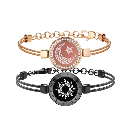 Totwoo Sun & Moon Touch Bracelets - Crystal Halo