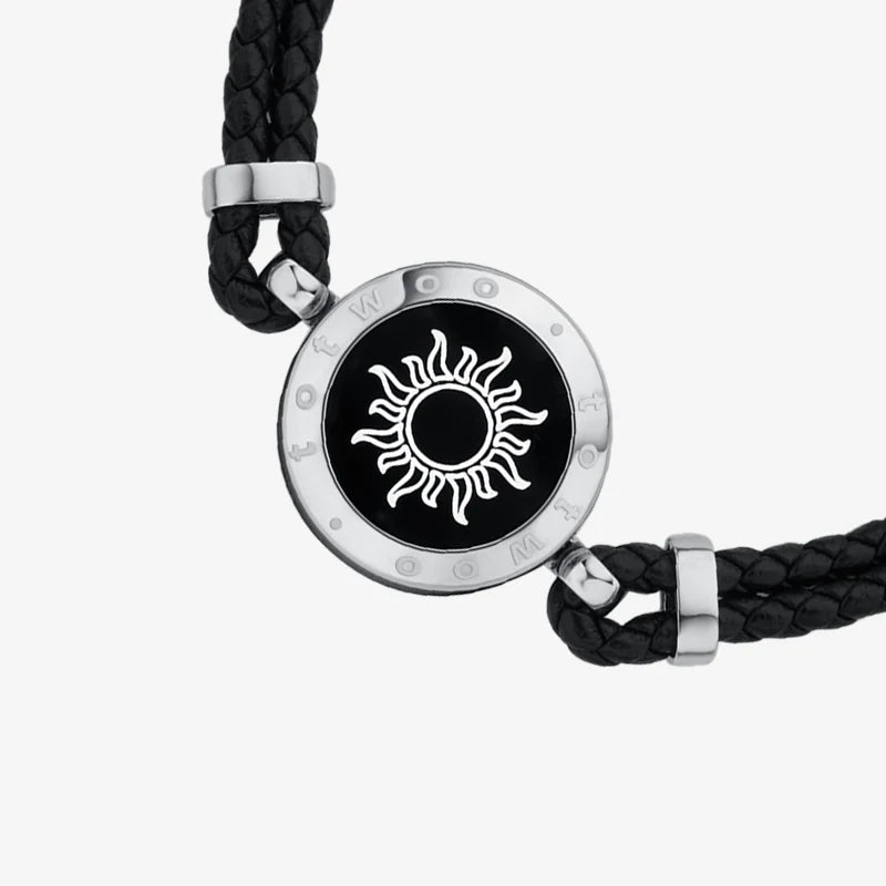 Sun & Moon Touch Bracelets (Snake Chain + Braided Cord)