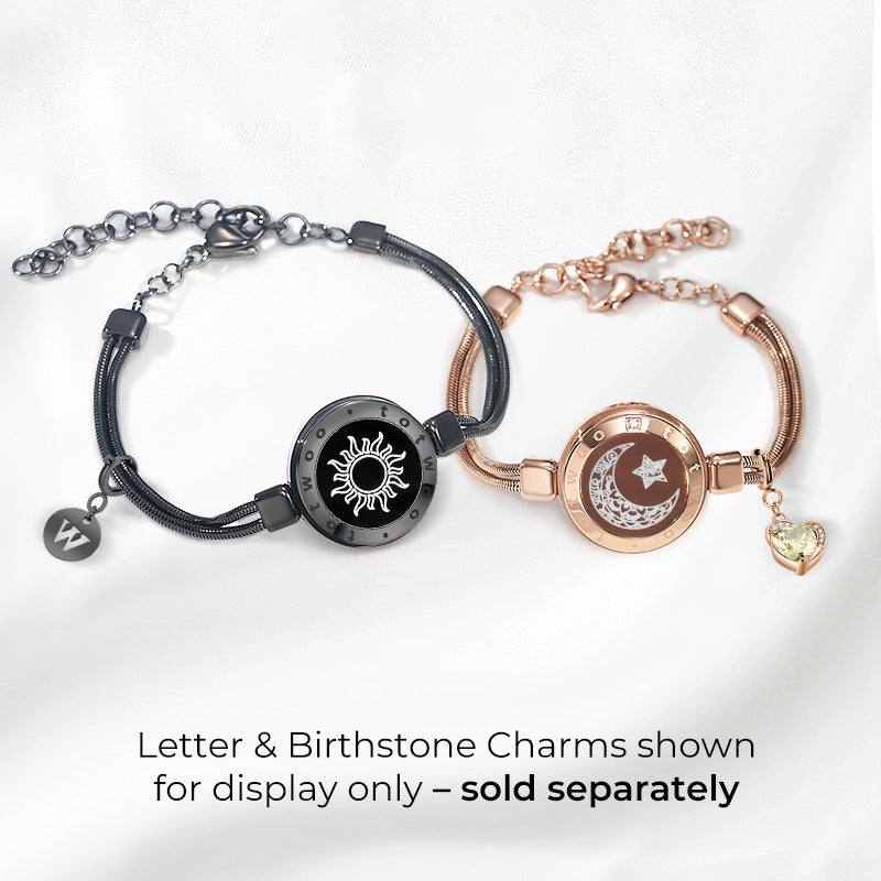 Totwoo Sun & Moon Touch Bracelets Smart Long-Distance Jewelry Set