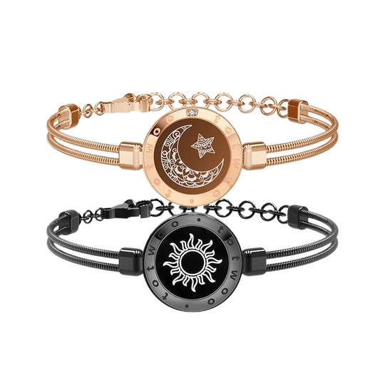 Totwoo Sun & Moon Touch Bracelets Smart Long-Distance Jewelry Set